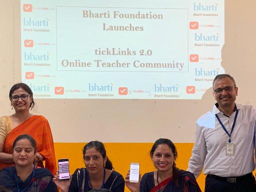 Bharti Foundation partners with OpenLinks Foundation to launch tickLinks 2.0 mobile App for teachers decoding=