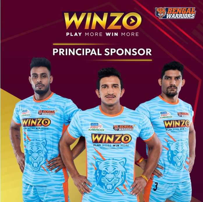 WinZO goes big, inks itself as the principal sponsor for marquee Kabaddi teams for PKL season 8 decoding=