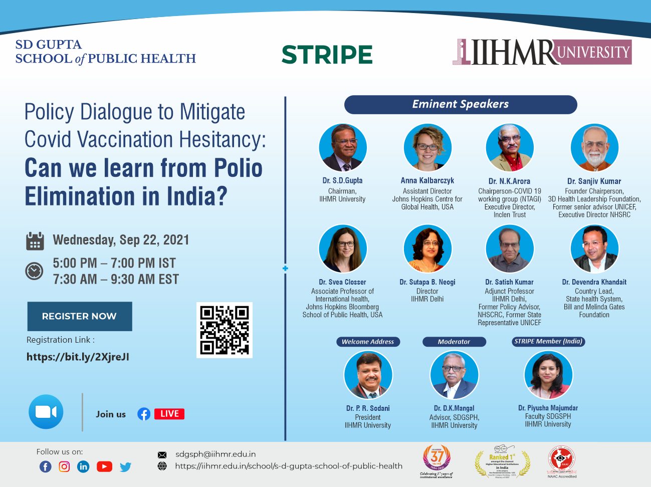 sd-gupta-school-of-public-health-at-iihmr-university-organized-a-policy-dialogue-to-mitigate-covid-vaccination-hesitancy