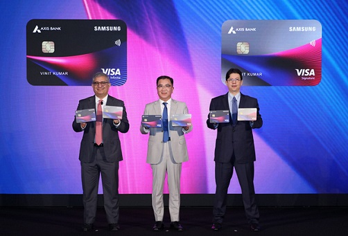 samsung-india-axis-bank-launch-co-branded-credit-card-powered-by-visa-now-get-10-cashback-on-samsung-products-services