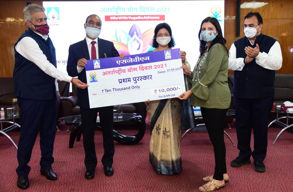 sjvn-celebrates-7th-international-day-of-yoga-2021