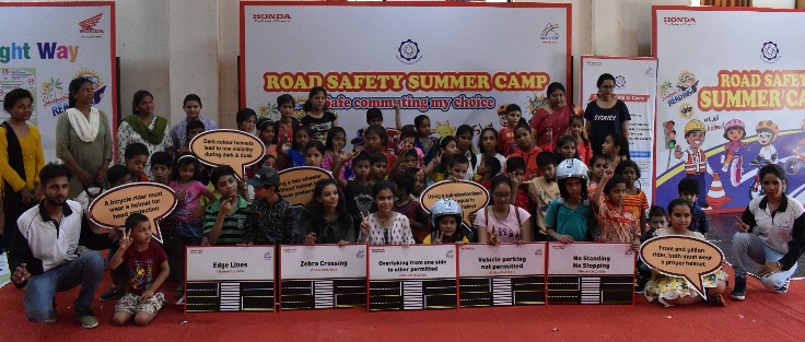 honda-2wheelers-indiadepartment-of-science-technology-kick-start-road-safety-summer-camp-for-students