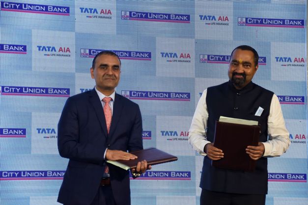 tata-aia-life-insurance-city-union-bank-announce-partnership