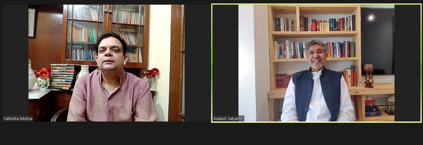 the-man-with-the-humane-touch-ek-mulakat-with-nobel-laureate-kailash-satyarthi-and-national-film-award-recipient-yatindra-mishra