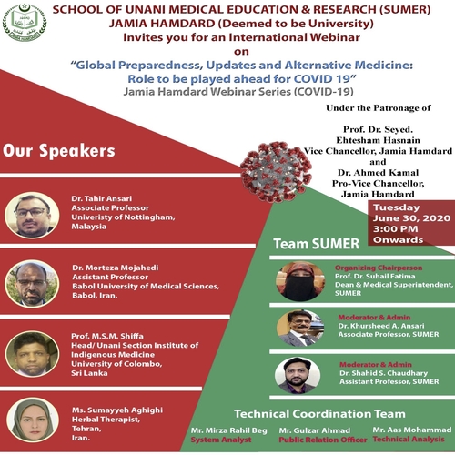 jamia-hamdard-organizes-webinar-on-global-preparedness-updates-and-alternative-medicine-role-to-be-played-ahead-of-covid-19