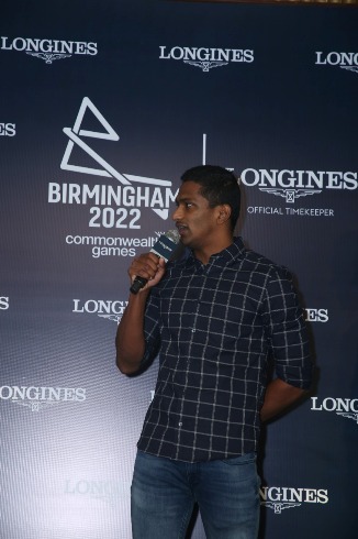 hopefully-we-will-peak-at-commonwealth-games-olympian-swimmer-sajan-prakash-at-the-launch-of-hydroconquest-commonwealth-games-limited-edition-watch